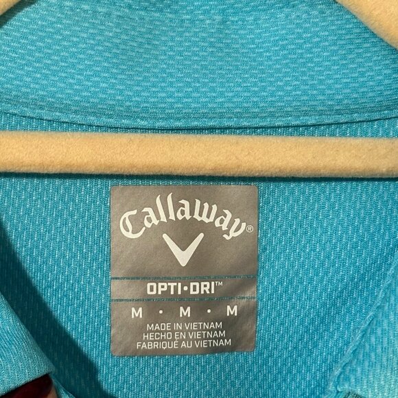 Callaway Polo Opti Dry Golf Shirt Men's Medium NWT - Picture 5 of 7